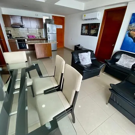 Apartamento Al-2 Frente A La Playa Con Aire Acondicionado Y Wifi Apartamento