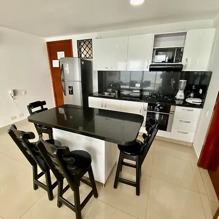 Apartamento Al-2 Frente A La Playa Con Aire Acondicionado Y Wifi Apartamento
