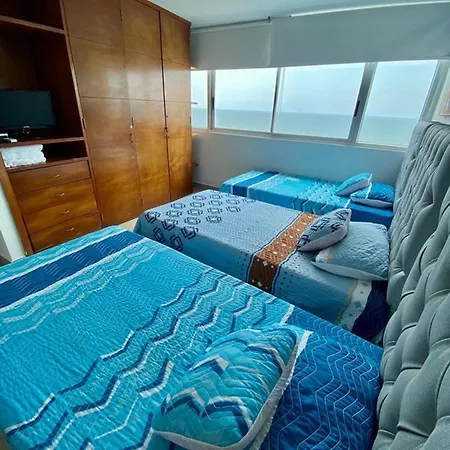 Apartamento Al-2 Frente A La Playa Con Aire Acondicionado Y Wifi Cartagena