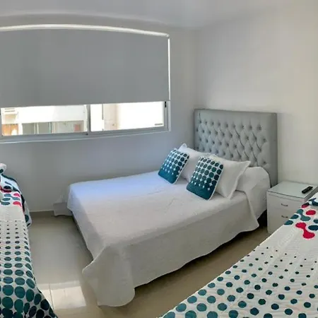 Apartamento Apartamento Al-2 Frente A La Playa Con Aire Acondicionado Y Wifi Cartagena