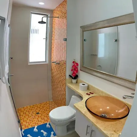 Apartamento Apartamento Al-2 Frente A La Playa Con Aire Acondicionado Y Wifi Cartagena