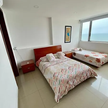 Apartamento Apartamento Al-2 Frente A La Playa Con Aire Acondicionado Y Wifi Cartagena