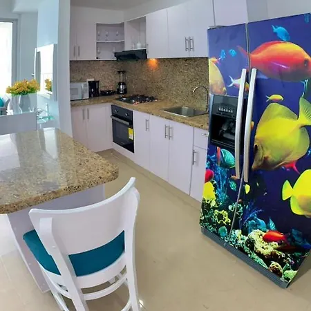 Apartamento Al-2 Frente A La Playa Con Aire Acondicionado Y Wifi