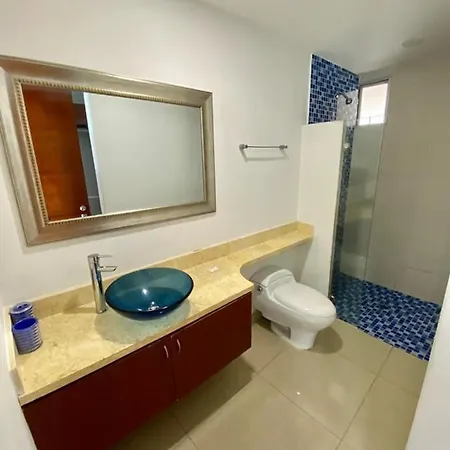 Apartamento Al-2 Frente A La Playa Con Aire Acondicionado Y Wifi