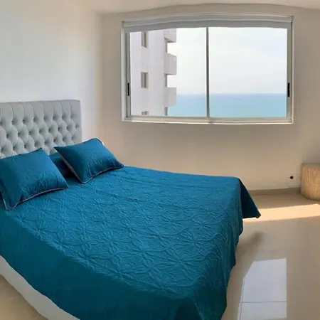 Apartamento Al-2 Frente A La Playa Con Aire Acondicionado Y Wifi Cartagena